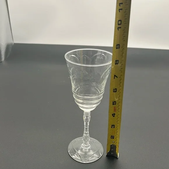 Libbey Rock Sharpe ARCTIC ROSE Stem Glasses 8” (Set of 2)​ - Picture 9 of 11